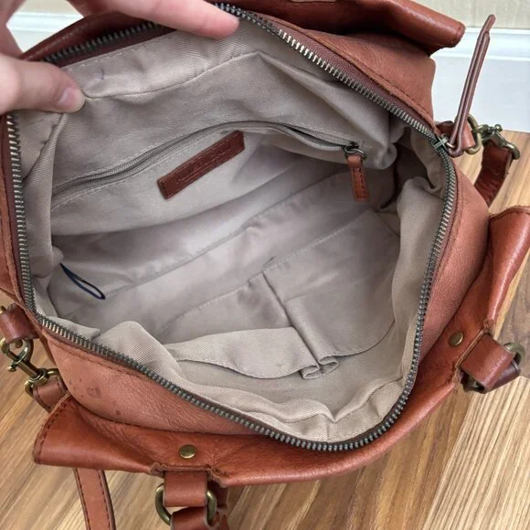 American Leather Co. Sequoia Satchel Purse Bag - Picture 11 of 13